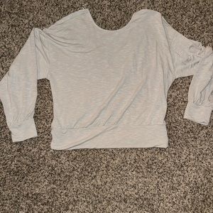EXPRESS OPEN CROSS BACK SWEATER